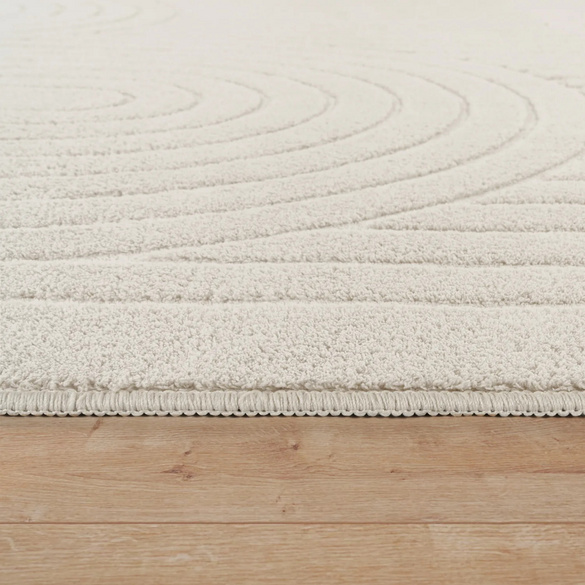 Paco Home Teppich TOKIO 471 Creme Rund