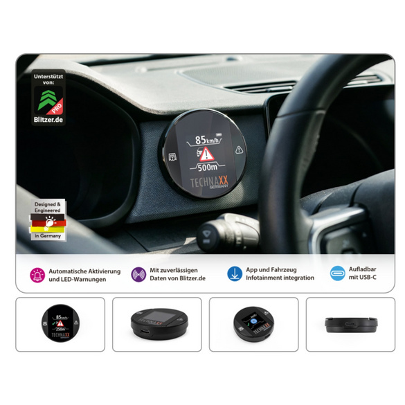Straßenverkehrwarner Technaxx Secure Drive PRO TX-388