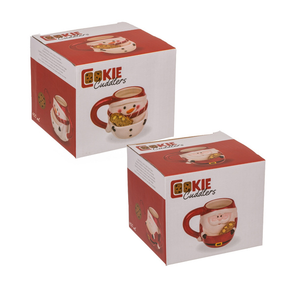 Kaffeebecher "Weihnachten" mit Keksfach