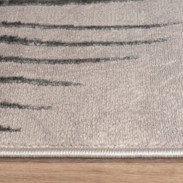 Kurzflor Teppich Tuana 218 Grau Paco Home