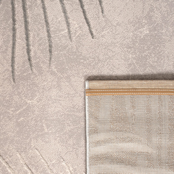 Kurzflor Teppich Tuana 218 Grau Paco Home