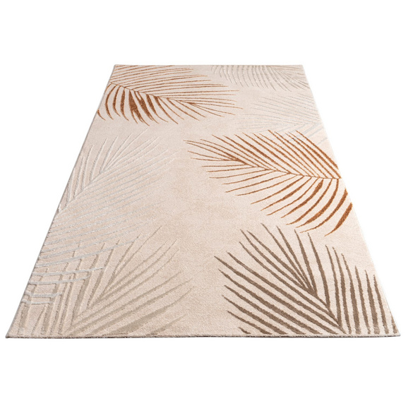 Kurzflor Teppich Tuana 218 Beige Paco Home
