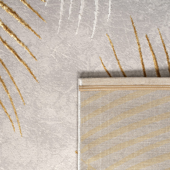 Kurzflor Teppich Tuana 218 Gold Paco Home