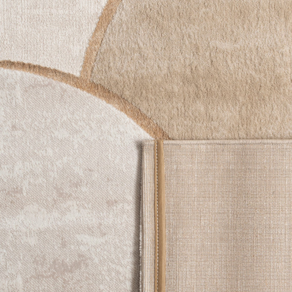 Kurzflor Teppich Tuana 220 Beige Paco Home