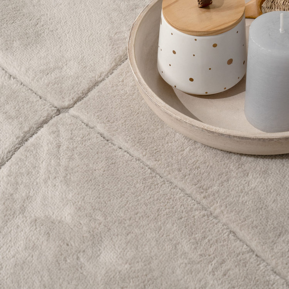 Kurzflor Teppich Utrecht 641 Creme Paco Home