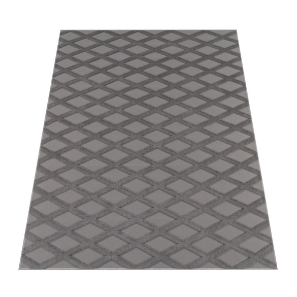 Kurzflor Teppich Utrecht 642 Anthrazit Paco Home