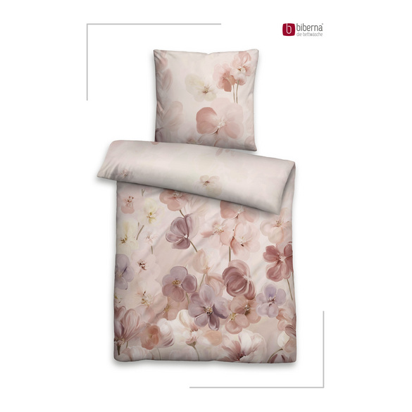 Tencel-Bettwäsche "Blume" rose biberna