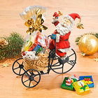 Weihnachtsmann auf Dreirad
