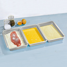 Panierschalen Set 3-tlg. silber