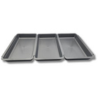 Panierschalen Set 3-tlg. silber