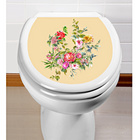WC-Aufkleber "Blumen"