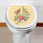 WC-Aufkleber "Blumen"
