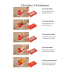 Küchenset mit Multifunktions-Hobel + 5 Aufsätzen + 3 Frischhaltedosen
