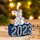 Neujahrskerze 2023 "Glücksschwein"