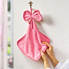 Handtuch mit Schleife rosa
