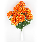 Kunstblume Dahlien-Bouquet orange