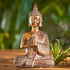 Buddha-Figur, klein, goldfarben