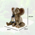 Dekofigur Elefant mit Solar-Laterne Gainsborough