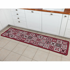 Küchen-Teppich rot, 60 x 120 cm