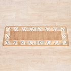 Teppich "Karo" beige, 50 x 150 cm Casa Bonita