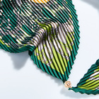 Plissee-Schal mit Magnet grün
