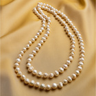 Perlenkette weiß 120 cm