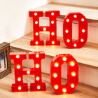 LED-Buchstaben "HO", 2er-Set