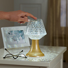 Touch-Lampe "Kristall" goldfarben