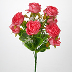 Künstlicher Rosenstrauß, pink