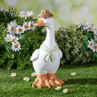 Gartendeko Ente mit Hut "Wilma", H25 cm