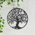 Metall-Wanddeko "Lebensbaum"