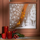 Fensterbild "Winterwald" selbstklebend