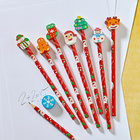 Bleistifte "Weihnachten" mit Radiergummi, 8er-Set
