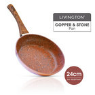 Livington Pfanne "Copper & Stone Pan", Mediashop, Ø 24 cm