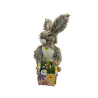 Osterdeko Hase mit Schubkarre "Strubbel" Eldo