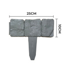 Rasenkanten Stein, 10er-Set, Gainsborough