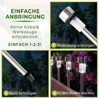 Solar-Gartenleuchten 4er-Set Gainsborough