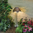 Solarleuchte "Sonnenschirm" mit floralem Dekor, Gainsborough
