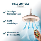 Deckenlampe mit Ventilator Bergström