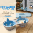 Mikrowellen-Eierpochierer 2in1 Basilico
