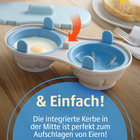 Mikrowellen-Eierpochierer 2in1 Basilico