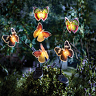 Solar-Stecker "Schmetterlinge" mit flatternden Flügeln, 2er-Set, Gainsborough