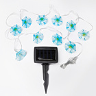 Solar-Lichterkette "Windenblüten" blau Gainsborough
