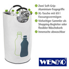 WENKO Flaschensammler "Jumbo" Beige 69 l