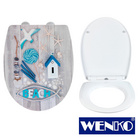 WENKO Premium WC-Sitz Beach High Gloss, Thermoplast