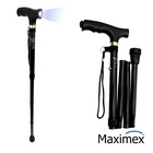 Maximex Gehstock faltbar mit LED, 30 x 14 x 3,5 cm