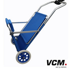 VCM Gartenliege Sonnenliege rollbar Blau