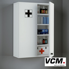 VCM Medizinschrank "Medasa XL" Weiß