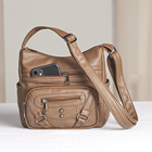 Schultertasche "Lotte" taupe