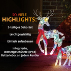 LED-Rentierfamilie 3-tlg.